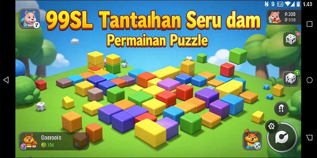 Gambaran gameplay seru dari game Puzzle 99SL.