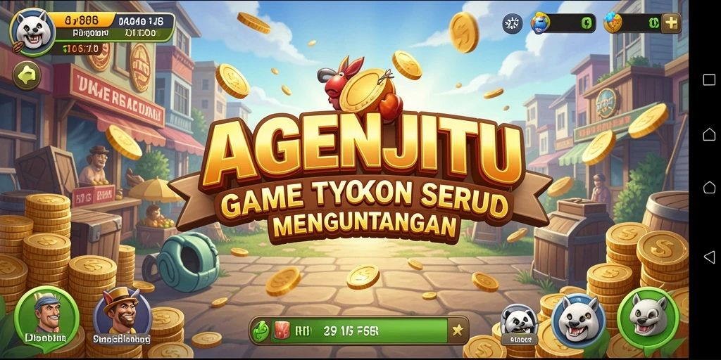 Tampilan gameplay AGENJITU yang seru dan menegangkan.