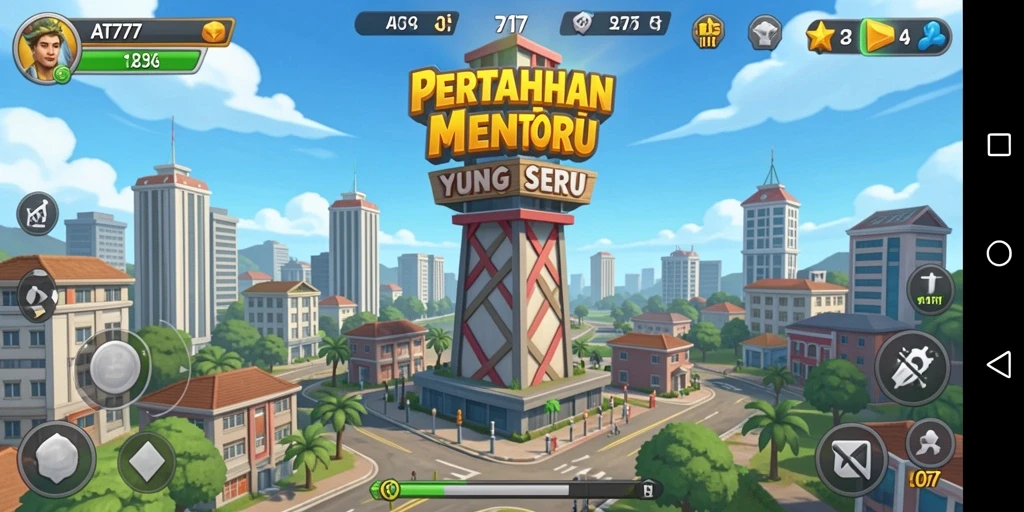 Gameplay AT777 yang menegangkan dan strategi menara yang mendalam.