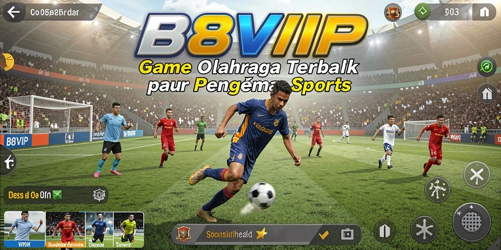 Screenshot gameplay B8VIP yang menampilkan aksi olahraga seru.