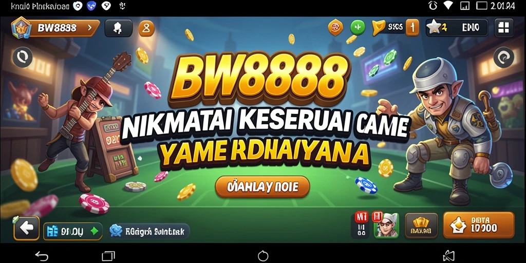 Tampilan gameplay BW888 yang memukau dengan karakter yang beragam dan menarik.