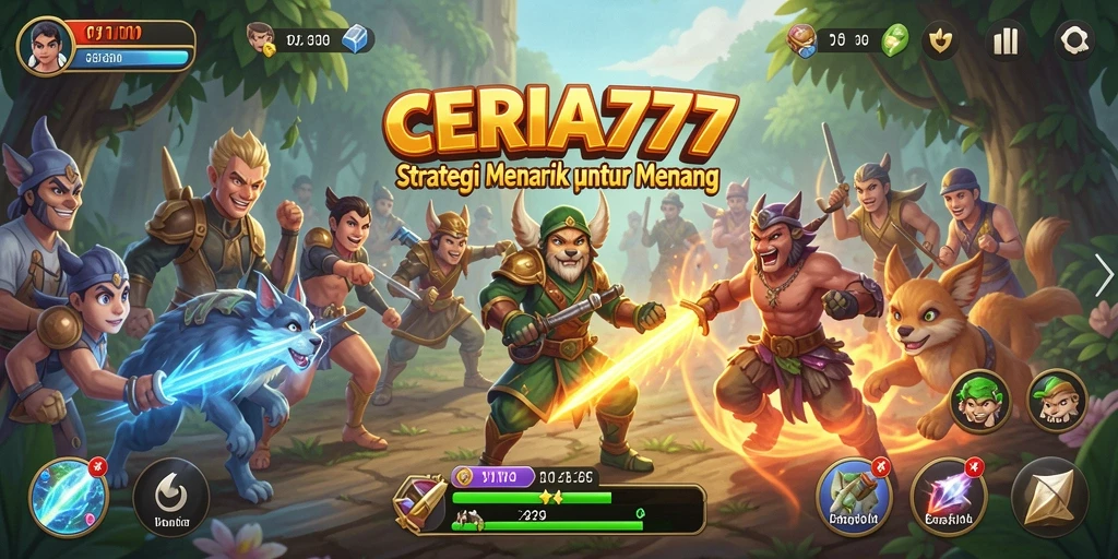 Screenshot CERIA777 yang menampilkan gameplay yang mendebarkan dan strategi.