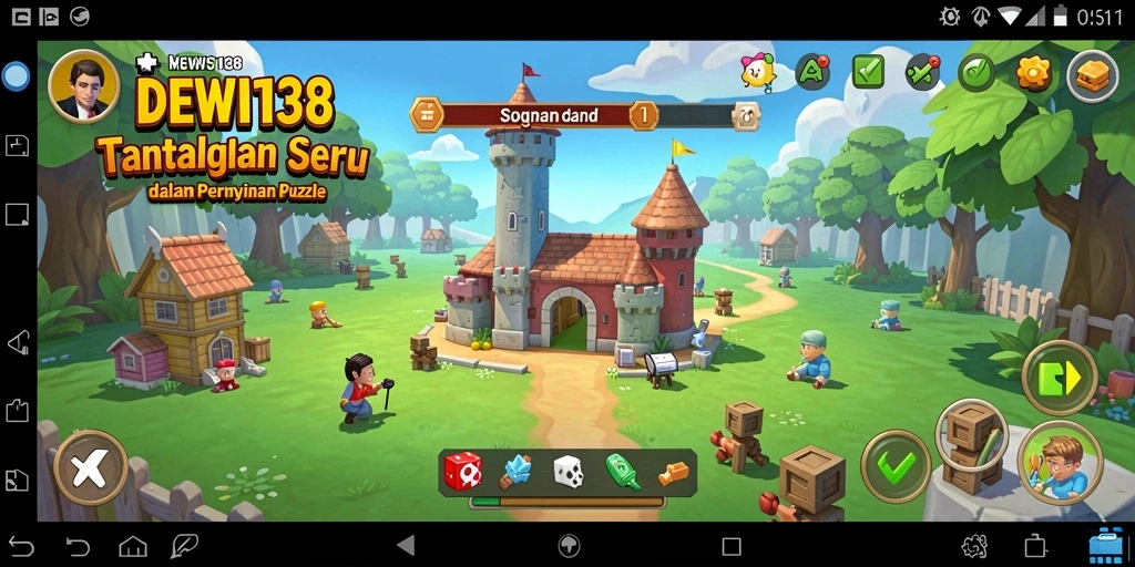 Gameplay DEWI138 dengan berbagai tantangan puzzle yang menarik.