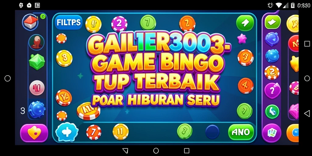 Tampilan gameplay seru dari FILTER303 saat bermain Bingo.