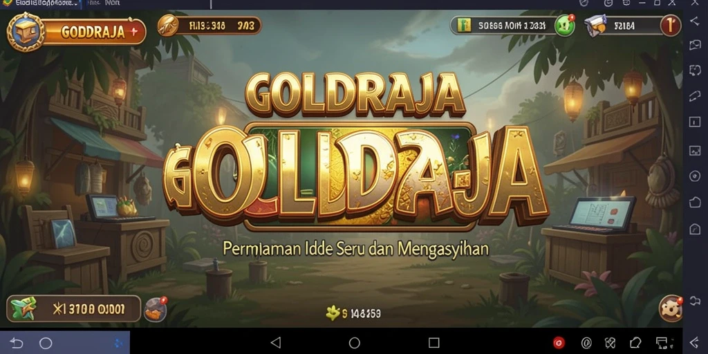 Tampilan gameplay <strong>GOLDRAJA</strong> yang seru dan mengasyikkan.