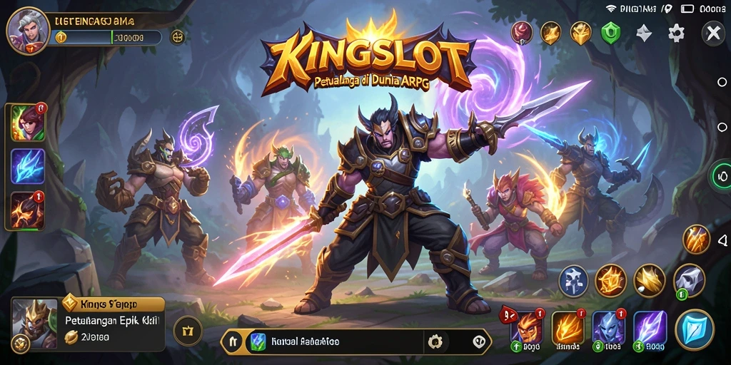 Gameplay seru KINGSLOT dengan grafis epik dan aksi mendebarkan.