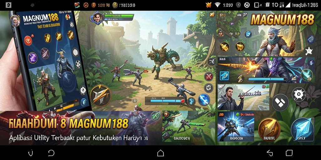 Tampilan antarmuka khas dari MAGNUM188 untuk kemudahan penggunaan.