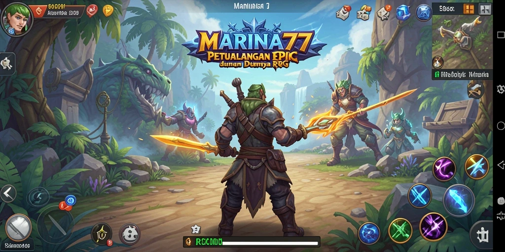 Tampilan menarik dari gameplay RPG di MARINA77.