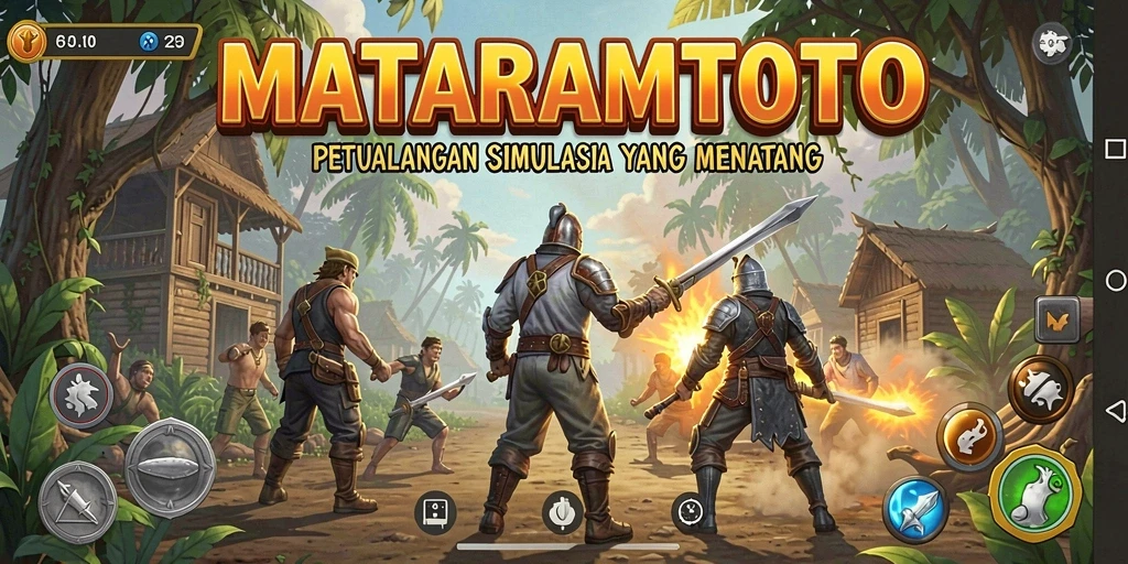 Tangkapan layar menunjukkan pengalaman gameplay intens dari MATARAMTOTO.
