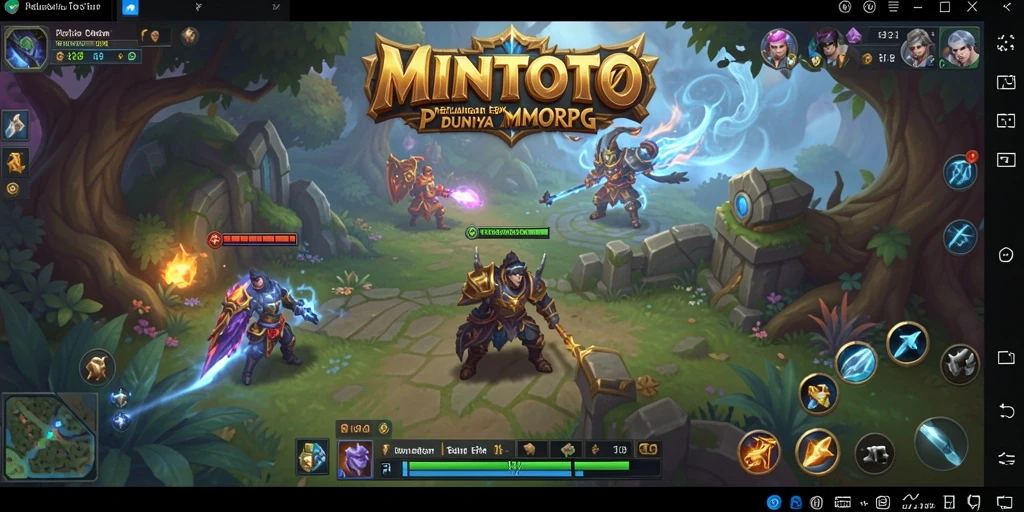 Tampilan luar biasa dari gameplay MINTOTO dalam dunia MMORPG.