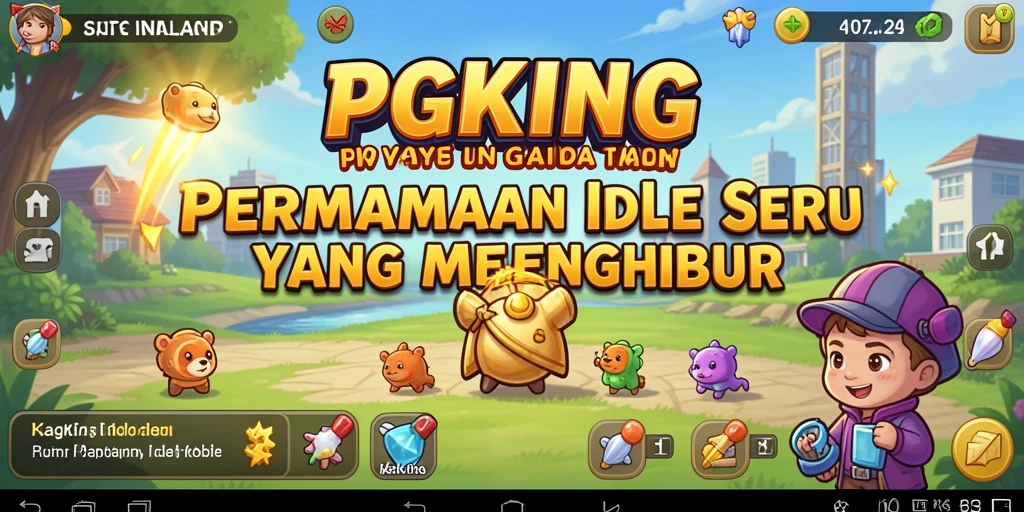 Tampilan menarik dari gameplay PGKING dengan strategi Idle yang memikat.