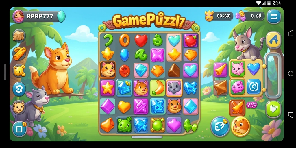 Tampilan gameplay RPRP777 yang penuh warna dan menarik.