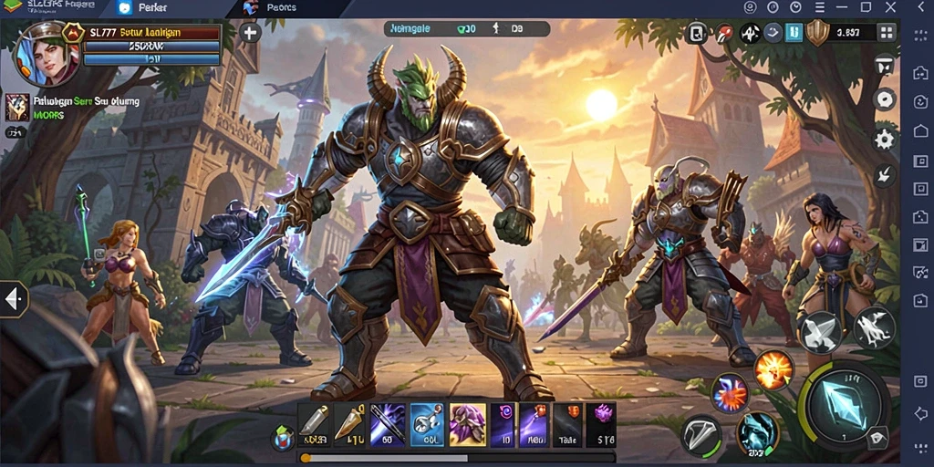 Tampilan gameplay seru di dunia fantasi SL777.