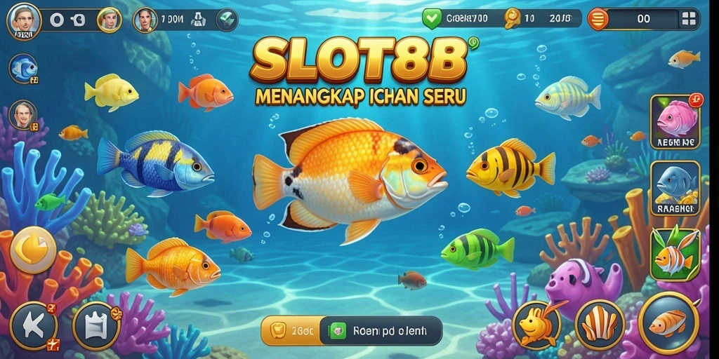 Tampilan gameplay SLOT88 yang menampilkan aksi memancing seru.