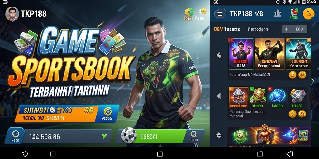 Tampilan gameplay Sportsbook TKP188 yang menarik dan interaktif.