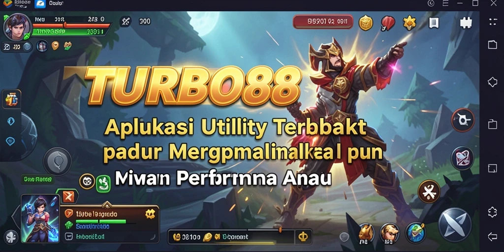 Tampilan utama TURBO88 yang menunjukkan fitur Utility.
