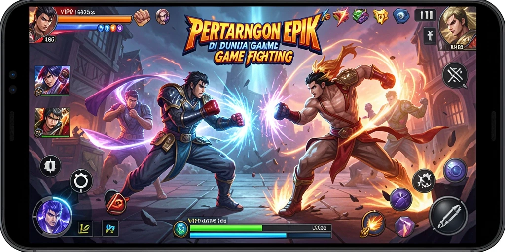 Screenshot utama gameplay VIP188 yang menunjukkan aksi pertarungan mendebarkan.